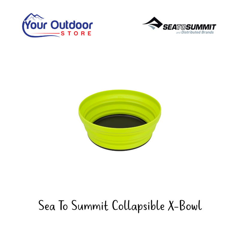 Sea to Summit Collapsible X-Bowl. Hero image with title and logos