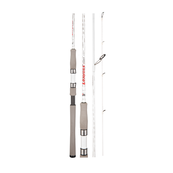 Image showing 4 sections of the rod, including Spin Full Short Split grip, Logo above grip, bottom section between grip and join and the top section from the join to the tip