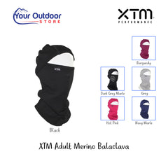 XTM Adult Merino Beanie. Hero image with title and logos
