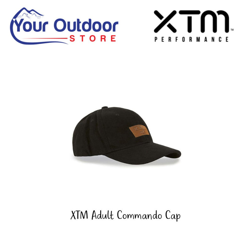 XTM Adult Commando Cap. Hero image with title and logos
