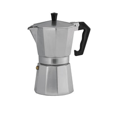 Avanti Classic Pro Espresso Maker. Sliver With Black Handle. 12, 9, 6, and 3 cup sizes Your Outdoor Store.