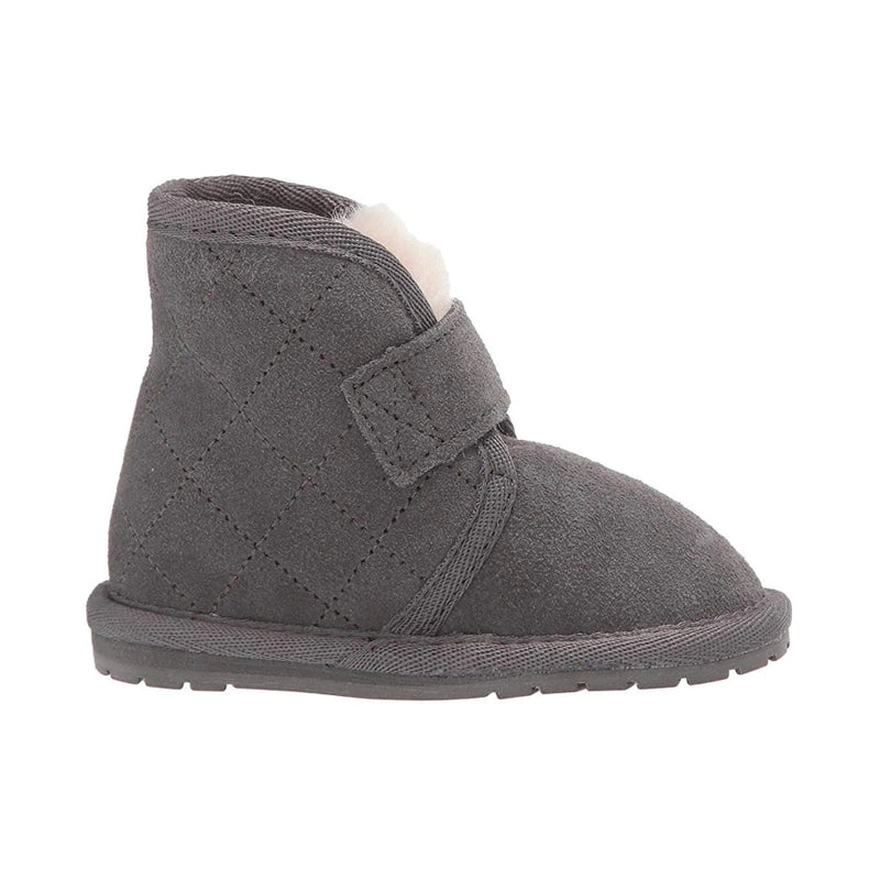 Charcoal/Anthracite | Side view of slipper