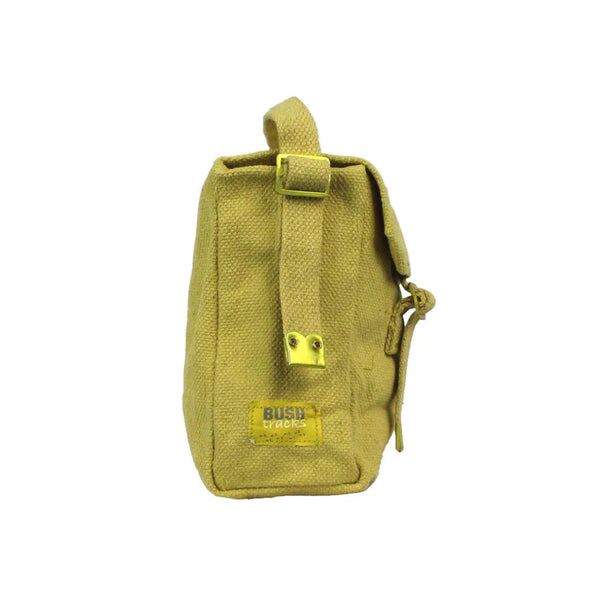 Haversack Side View Showing Straps Attached.