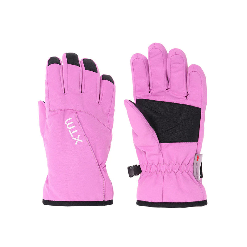 Orchid | XTM Tots II Glove, Showing Upper Hand and Palm View. 
