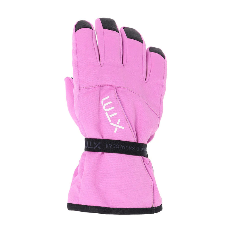 Orchid | XTM Tots II Glove, Showing Upper Hand and wrist Strap.