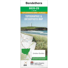 Bendethera 8826-2-S NSW Topographic Map 1 25k