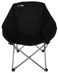 Jet Black | Front View of set up chair
