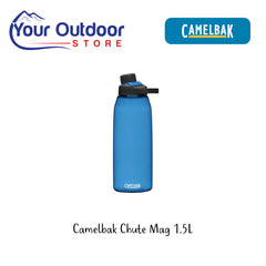 Camelbak Chute Mag 1.5L. Hero Image showing Logos and Title.