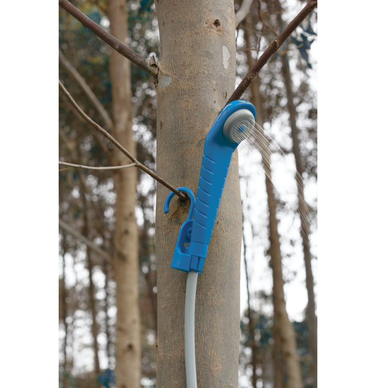 Blue | Hanging hook on tree branch