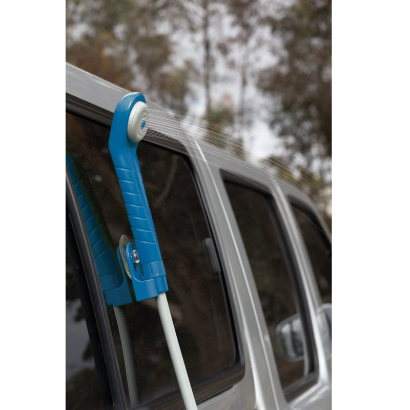 Blue | Suction hanger on car window