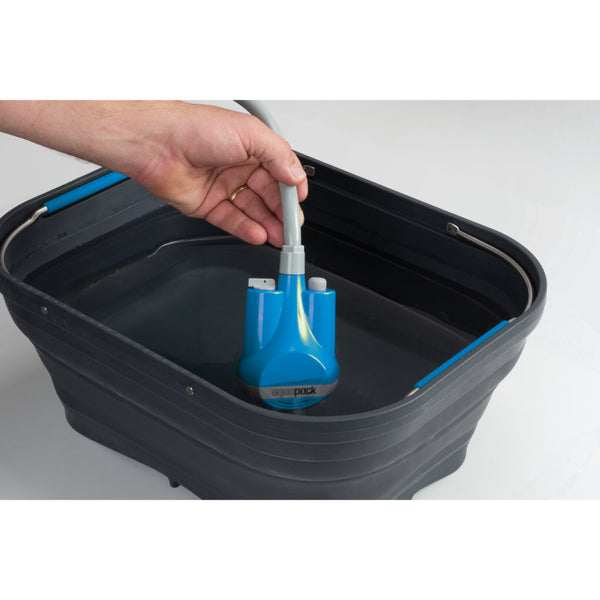 Blue | Shower Pump in Water Tub