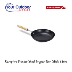 Campfire Pioneer Steel Fryapn Non Stick 28cm Front view