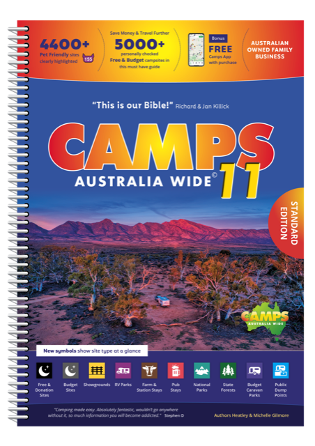 Camps 11 Australia Wide A4 Spiral Book. Front Cover