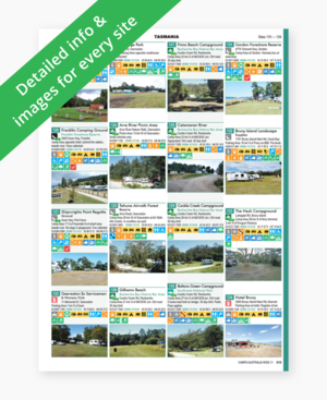 Page Example, Campsite Listings