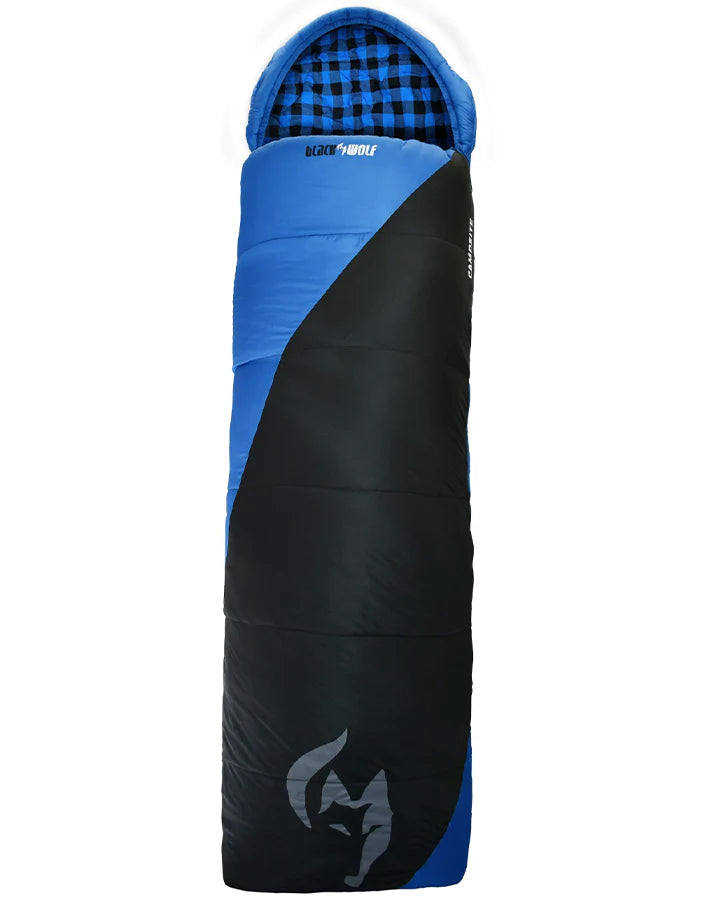 Black / Blue | Black Wolf Campsite Series Sleeping Bag
