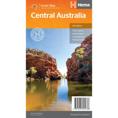 Hema Central Australia Map. Front Cover