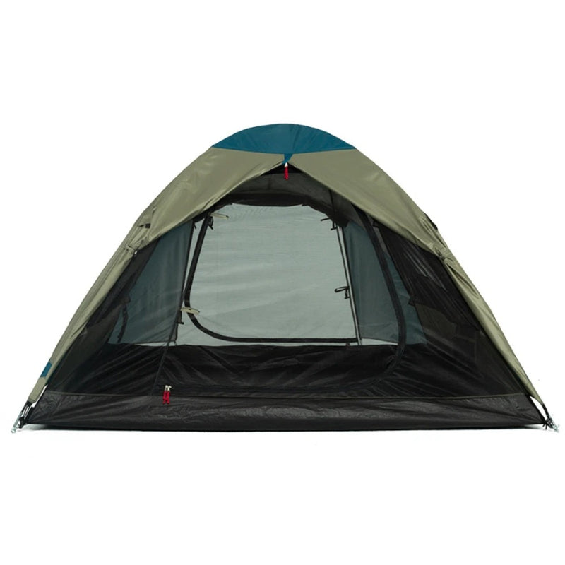Oztrail Tasman 3V Dome Tent Back with both doors open