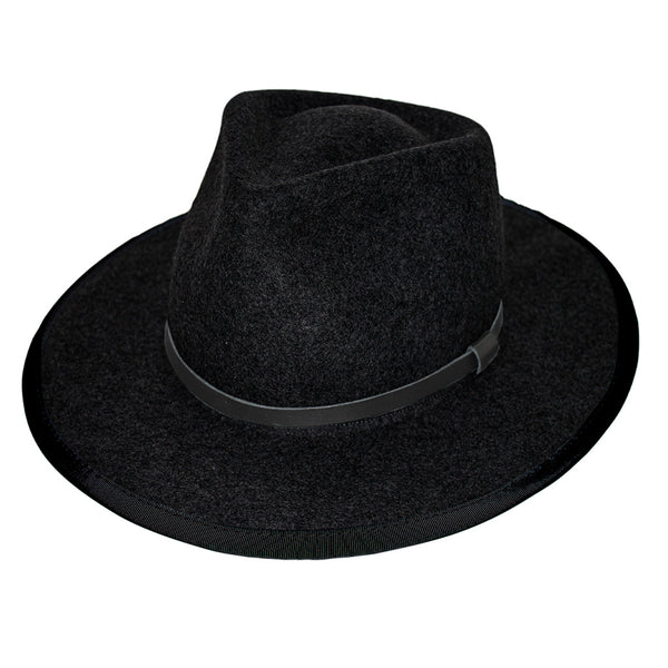 Mix Black | Evoke Fedora Wool Felt Hat