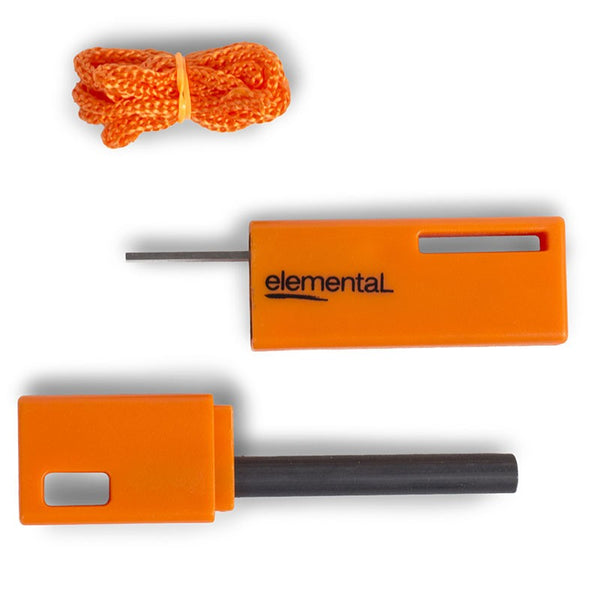 Elemental Flint Fire Starter Components