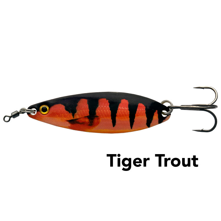 Tiger Trout | Black Magic Enticer Spoon Lure