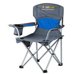 Blue | Oztrail Deluxe Junior Chair | FCC-DJCB-B