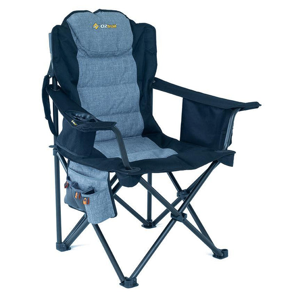 Black | Oztrail Big Boy Arm Chair