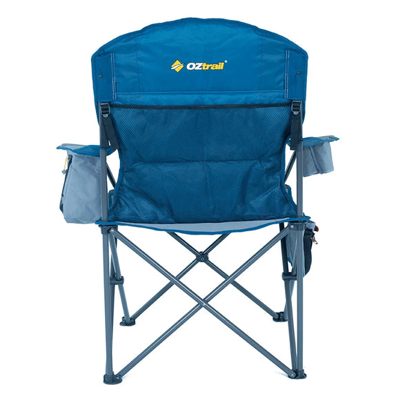 Blue | Back View showing mesh storage pocket
