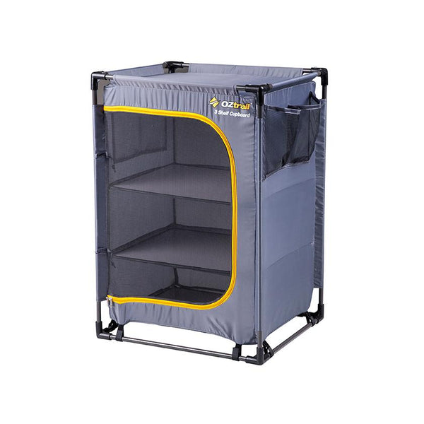Oztrail Folding 3 Shelf Camp Cupboard