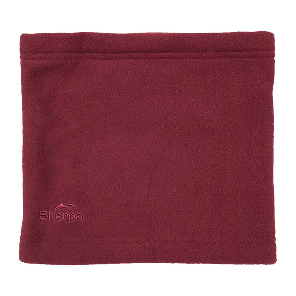 Burgundy | Sherpa Fleece Neck Warmer