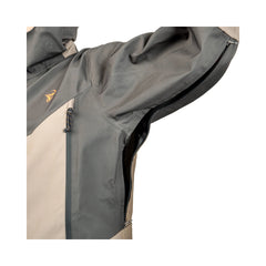 Sand Charcoal | Hunters Element Atlas Jacket. Showing Pit Vent.