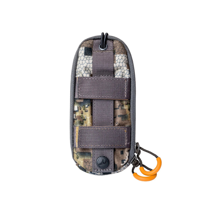 Desolve Veil Camo | Hunters Element GPS Pouch - Closed Back View. 