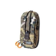 Desolve Veil Camo | Hunters Element GPS Pouch - Closed Front View. 