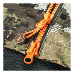Desolve Veil | Hunters Element Odyssey Jacket Showing Dual Zipper.