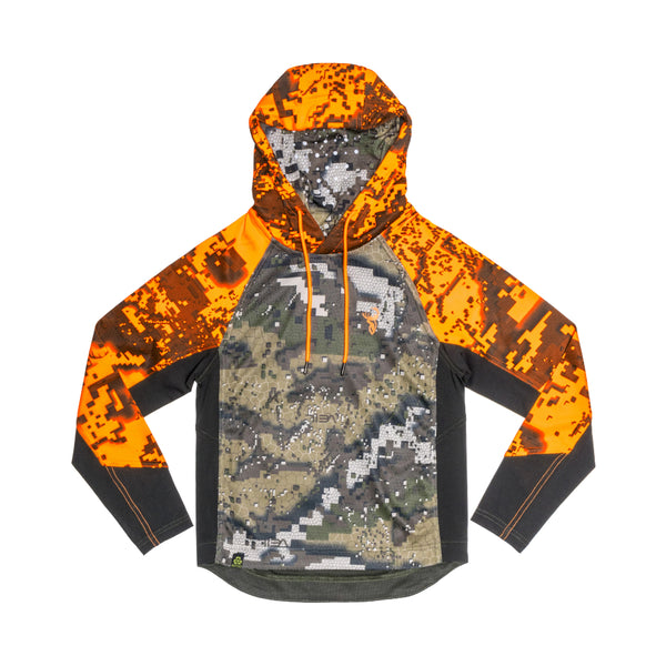 Desolve Fire Veil | Hunters Element Vantage Kids Top, Front View. 