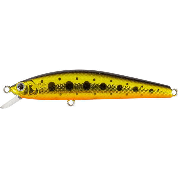 Spotted Gold Wolf | Atomic Hardz Jerk Minnow 80 Suspending