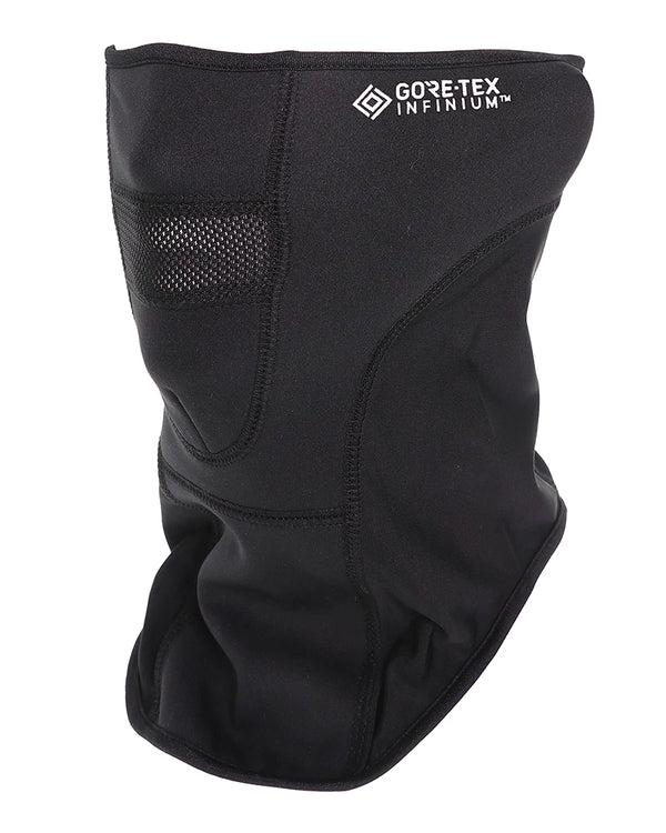 Black | XTM Adult Gore-Tex Infinium Neck Warmer. Left Side