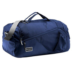 Navy | Front view, Handles up over shoulder strap visible