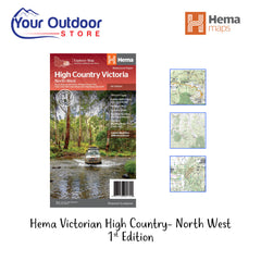 Hema The Victorian High Country- North Western Map. Hero image with title and logos