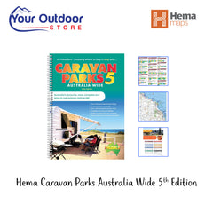 Caravan Parks Australia Wide 5th Edition. Hero image with title and logos