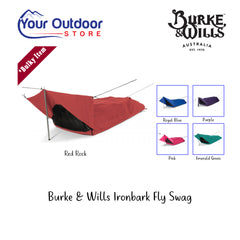 Red Rock | Burke & Wills Ironbark Fly Swag. Hero Image #colour_red-rock