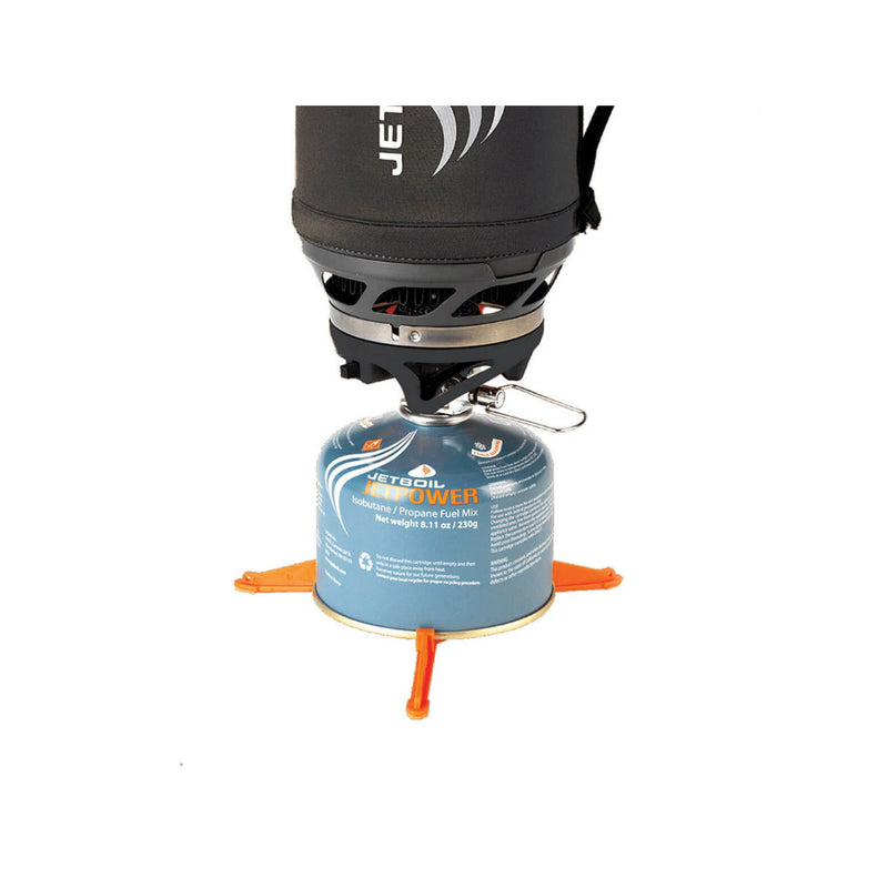 Stabilizer With Fuel Can and Jetboil On Top.