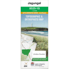 Jagungal 8525-1-S NSW Topographic Map 1 25k