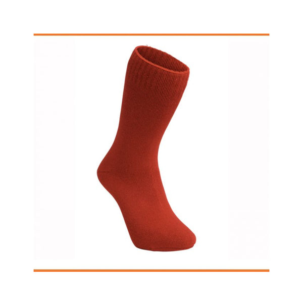 Red | Mentor Bamboo Comfort Socks. 