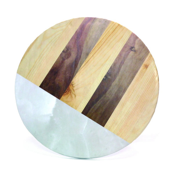 Oztrail 33cm Melamine Cheese Board. Top View