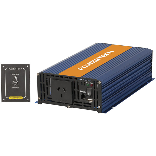  1000W 12VDC to 240VAC Pure Sine Wave Inverter