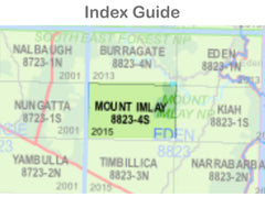 Mount Imlay 8823-4-S NSW Topographic Map 1 25000