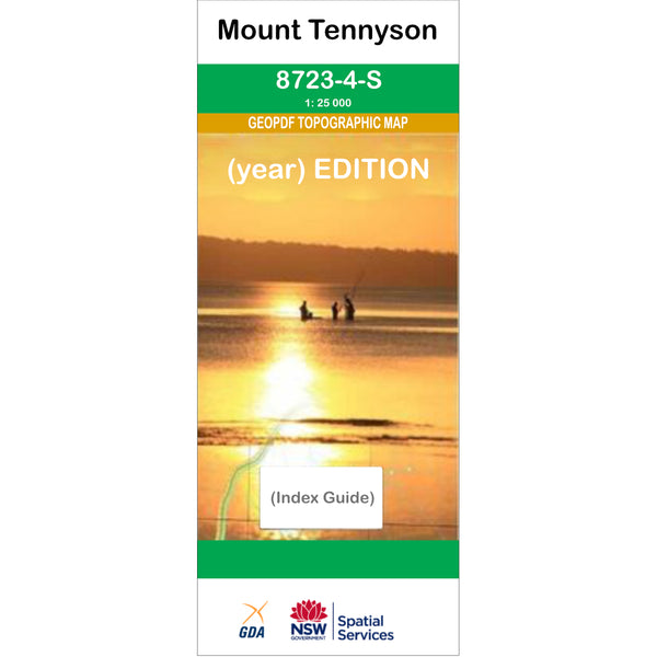 Mount Tennyson 8723-4-S NSW Topographic Map 1 25k