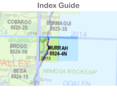 Murrah 8924-4-N NSW Topographic Map 1 25k