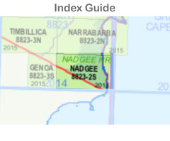 Nadgee 8823-2-S NSW Topographic Map 1 25k