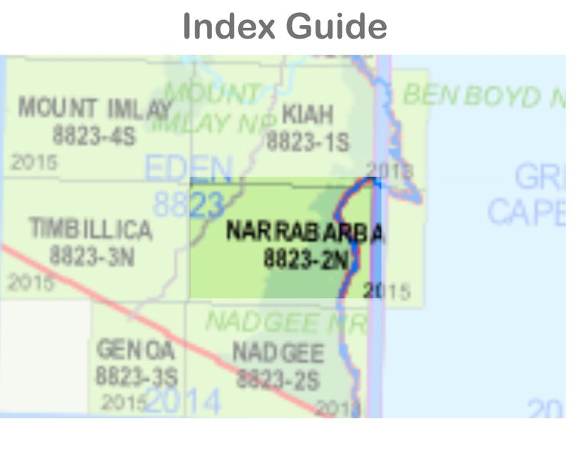 Narrabarba 8823-2-N NSW Topographic Map 1 25k